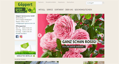 Desktop Screenshot of goeppert-gartencenter.de