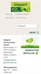Mobile Screenshot of goeppert-gartencenter.de